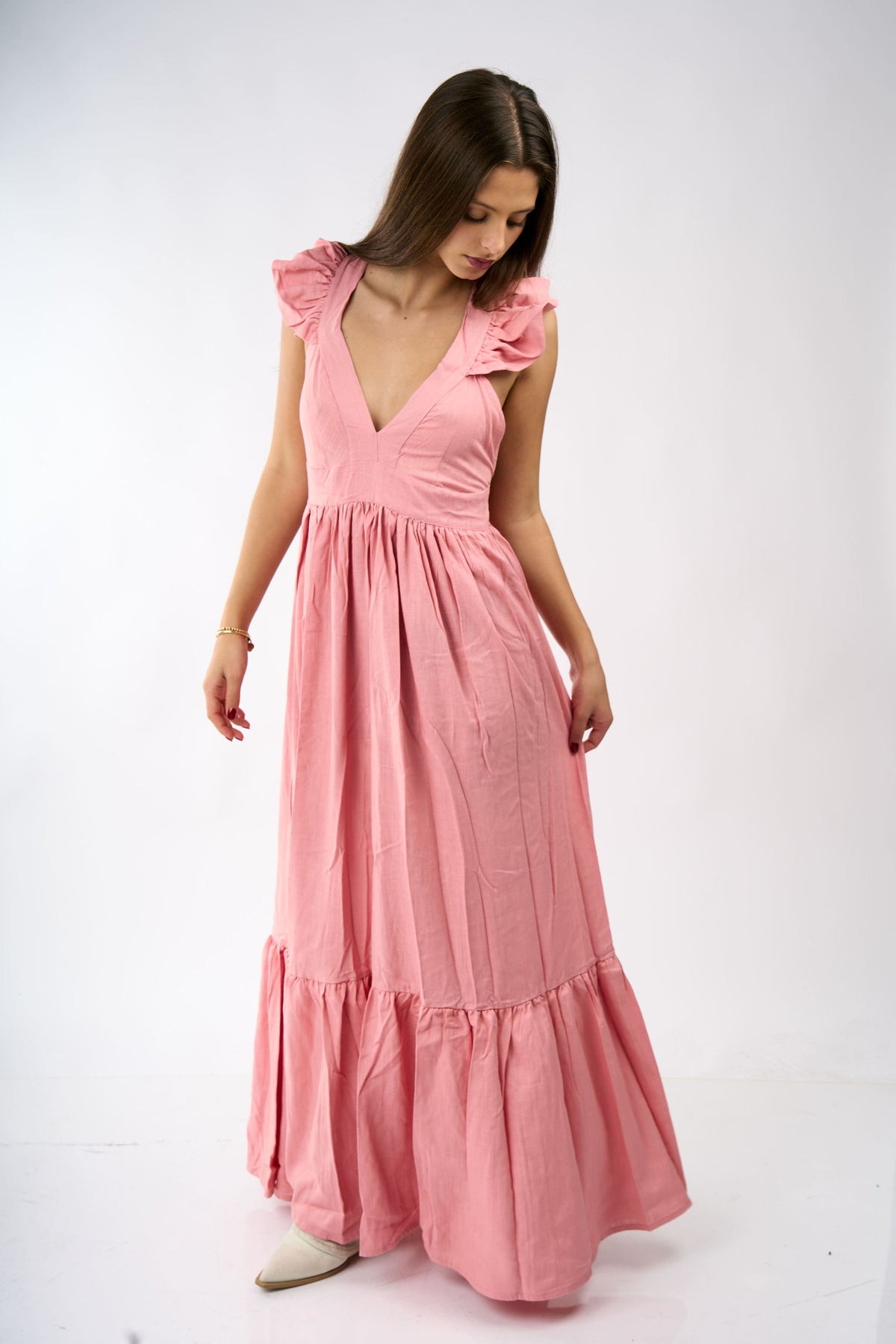 Eva Palorosa Linen Dress